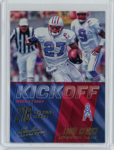 2017 Panini Absolute Football NFL Eddie George Kickoff Card #9