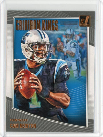 2018 Panini Donruss NFL Cam Newton Gridiron Kings Card #GK-8