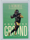 2018 Panini Absolute Football NFL Le'Veon Bell Covering Ground Card #CC-LB