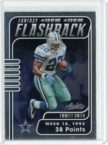 2020 Panini Absolute Football NFL Emmitt Smith Fantasy Flashback Card #FF-ES