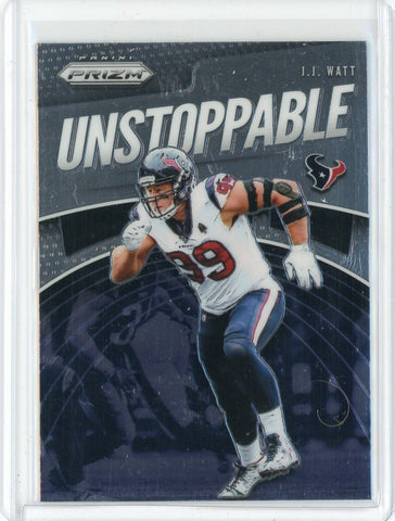 2019 Panini Prizm NFL JJ Watt Unstoppable Card #UN-JJ