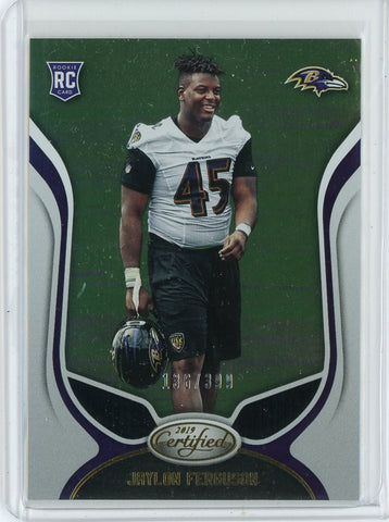 2019 Panini Certified NFL Jaylon Ferguson RC Card #137 /399