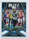 2019 Panini Playbook NFL Luke Kuechly Blitz Card #3