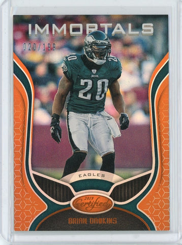 2019 Panini Certified NFL Brian Dawkins Immortals Card #10/199