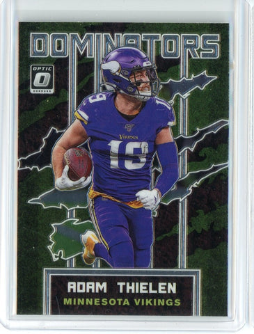 2020 Panini Donruss Optic Adam Theilen Dominators Card #DM-AT