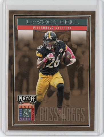 2016 Panini Playbook NFL Le'Veon Bell Boss Hoggs Card #BH-LV