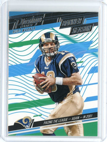 2019 Panini Prestige NFL Kurt Warner Banner Season Card #BS-KW