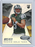 2015 Panini Certified NFL Bryce Petty Rookie Gold Team Card #RGT9