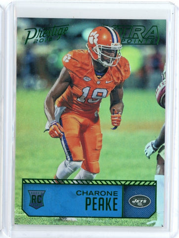 2016 Panini Prestige NFL Charone Peake Xtra Points RC Card #208