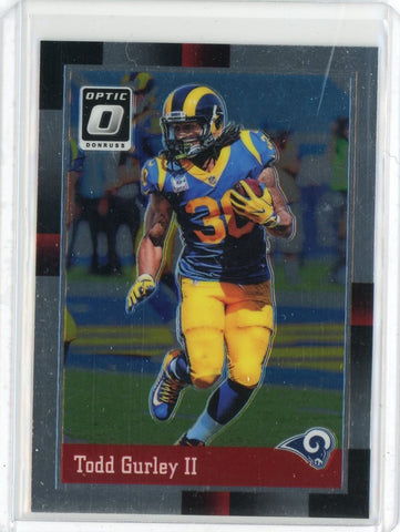 2018 Panini Donruss Optic NFL Todd Gurley II Card #TRI-TG