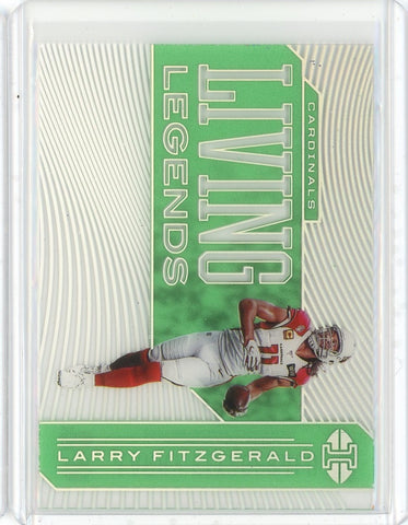 2020 Panini Illusions NFL Larry Fitzgerald Living Legends Card #LL18