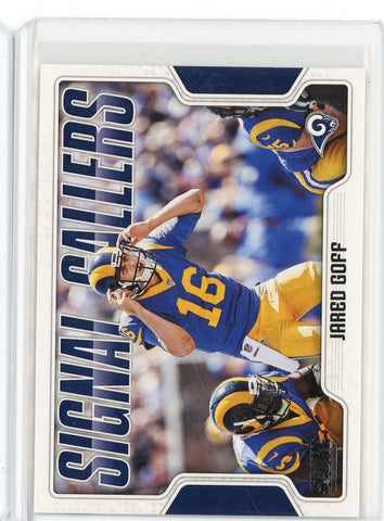 2018 Panini Score NFL Jared Goff Signal Callers Card #18