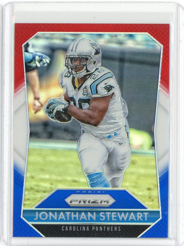 2015 Panini Prizm NFL Jonathan Stewart Red White Blue Prizm Card #52