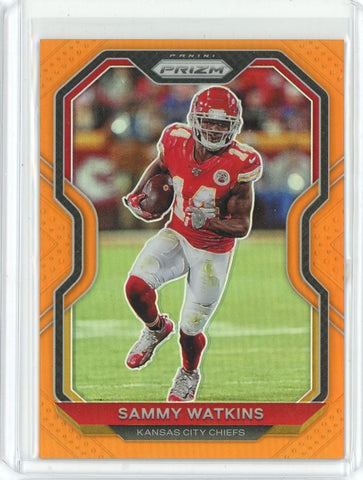 2020 Panini Prizm NFL Sammy Watkins Orange Prizm Card #121 /249