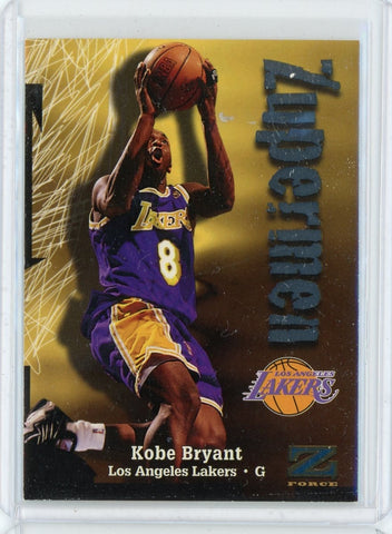 1997-98 Skybox Z Force Basketball Kobe Bryant Zuperman Card #195