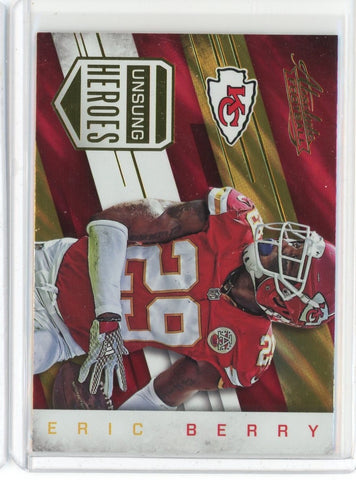 2016 Panini Absolute Football NFL Eric Berry Unsung Heroes Card #17