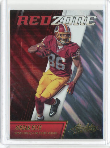 2016 Panini Absolute Football NFL Jordan Reed Red Zone Card #18