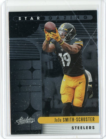 2020 Panini Absolute Football NFL JuJu Smith-Schuster Star Gazing Card #SG-JUJU