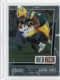 2020 Panini Absolute Football NFL Aaron Jones Red Zone Card #RZ-AJ
