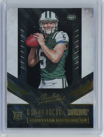 2016 Panini Absolute Football NFL Christian Hackenberg Rookie Roundup Card #5