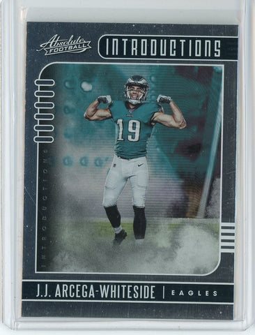 2019 Panini Absolute Football NFL JJ Arcega-Whiteside Introductions Card #11