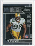 2019 Panini Absolute Football NFL Reggie White NFL Icons Card #20