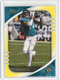 2020 Panini Absolute Football NFL Dj Chark Jr Yellow RC Card #25