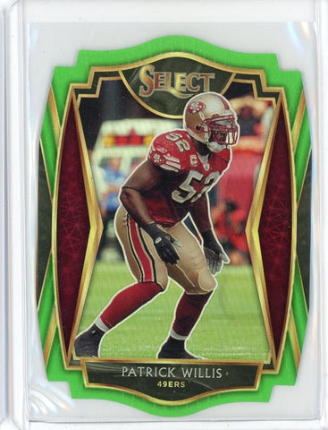 2020 Panini Select NFL Patrick Willis Premier Level Green Prizm Card #134