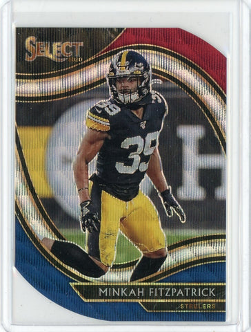 2020 Panini Select NFL Minkah Fitzpatrick Field Level Red White Blue Prizm Card #338