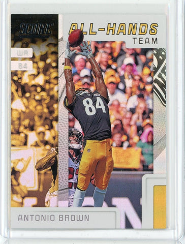 2019 Panini Score NFL Antonio Brown All Hands Team Card #AHT-10