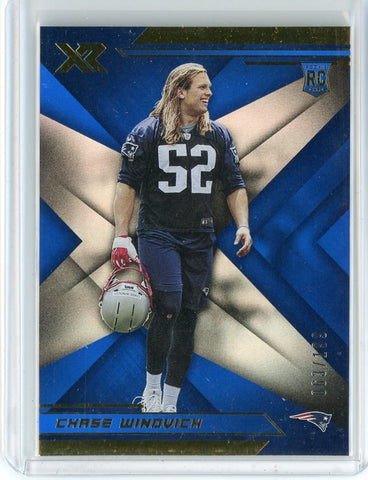 2019 Panini XR NFL Chase Windvich RC Card #172 /199