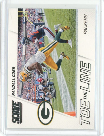 2016 Panini Score NFL Randall Cobb Toe the Line Card #15