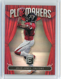 2019 Panini Donruss Elite NFL Julio Jones Playmakers Card #PM-5