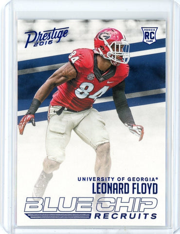 2016 Panini Prestige NFL Leonard Floyd BlueChip Recruits Card #13