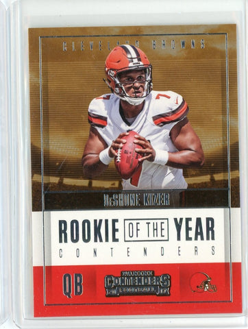 2017 Panini Contenders NFL Deshone Kizer Rookie of the Year Card #RY-4