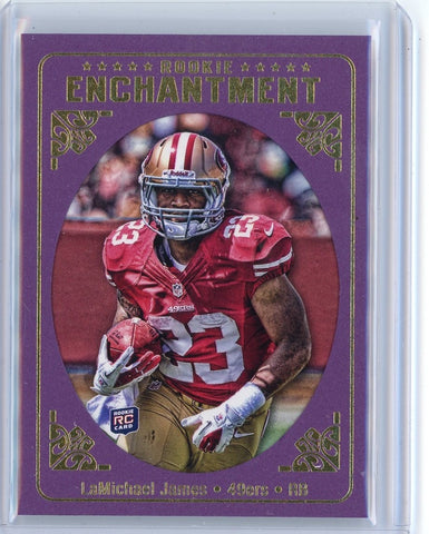 2012 Topps NFL LaMichael James Rookie Enchantment Card #RE-LJ 49ers