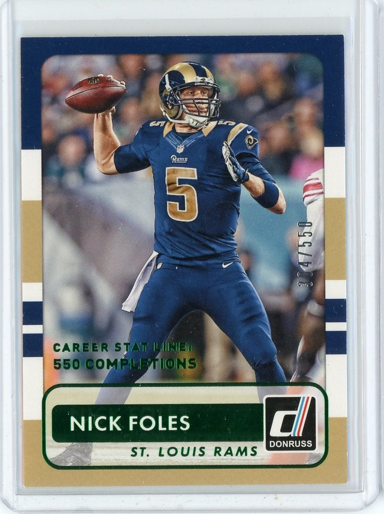 2015 Panini Donruss NFL Nick Foles Card #24 /550 Rams