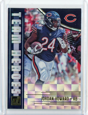 2018 Panini Donruss NFL Jordan Howard Team Heroes Card #TH-15 Bears