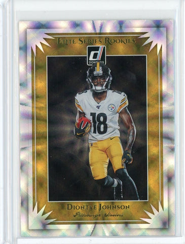 2019 Panini Donruss NFL Dionate Johnson Elite Series Rookies Card #ESR-24 Steelers