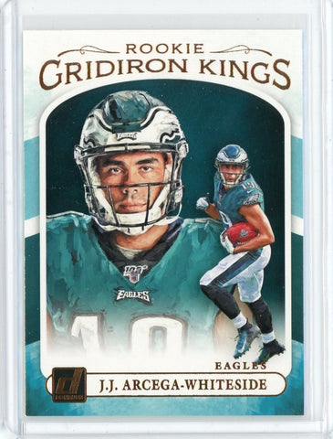 2019 Panini Donruss NFL JJ Arcega-Whiteside Rookie Gridiron Kings Card #RGK-20 Eagles