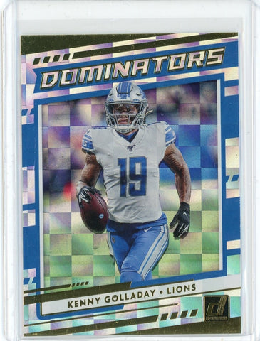 2020 Panini Donruss NFL Kenny Golladay Dominators Card #D-DP Lions