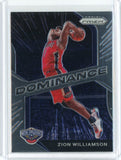 2020-21 Panini Prizm Basketball Zion Williamson Dominance Card #15