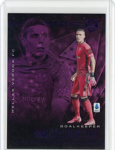 2020-21 Panini Chronicles Illusions Soccer Marco Silvstri Purple Stars Card #16