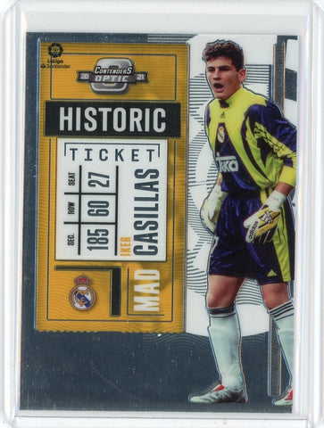 2020-21 Panini Chronicles Optic Contenders Iker Casillas Card #4