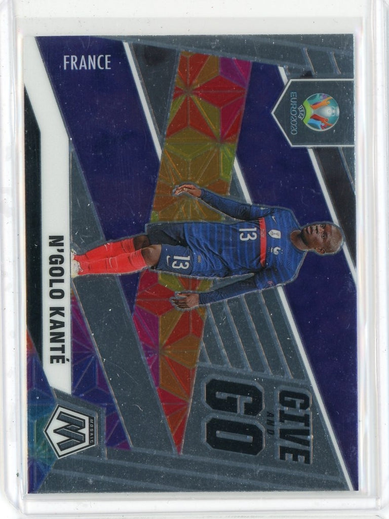 2020-21 Panini Chronicles Mosaic Soccer N'Golo Kante Give and Go Card #27