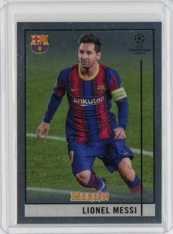 2021 Topps Merlin Soccer Lionel Messi Card #1