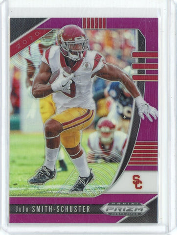 2020 Panini Prizm Draft Picks NFL Juju Smith-Schuster Pink Card #58