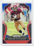 2019 Panini Prizm NFL Adrian Peterson Red White Blue Card #64