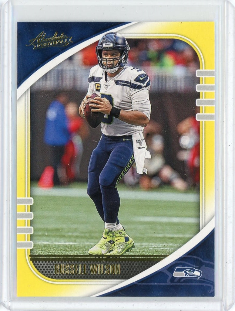 2020 Panini Absolute Football NFL Russell Wilson Card #80