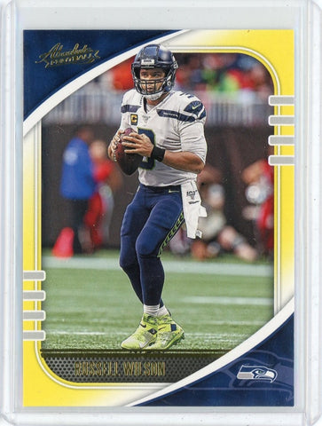 2020 Panini Absolute Football NFL Russell Wilson Card #80